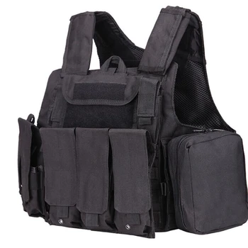 

Heavy Duty Hunting Vest w/ 8 EDC/Mag Pouches Military Tactical Battle Combat Airsoft Molle Bullet Assault Plate Carrier Vest