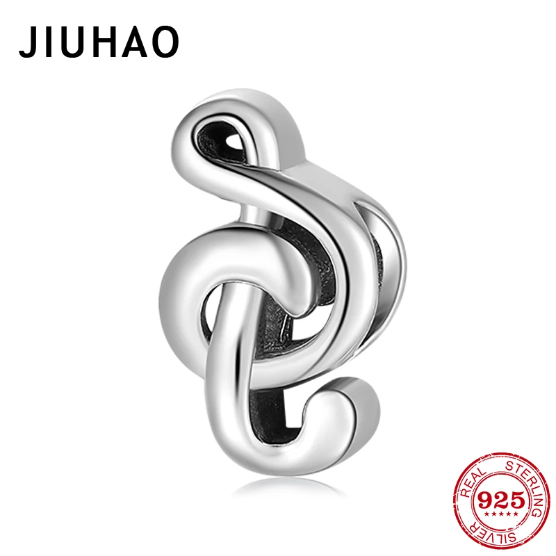 

2020 New Beautiful music Note shape 925 Sterling Silver Beads Fit Original Pandora Bracelet Bangles fine Jewelry making