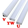 U V YW coin en Aluminium profil porte chaîne pour LED bande barre lumineuse sous armoire lampe cuisine placard ► Photo 2/6