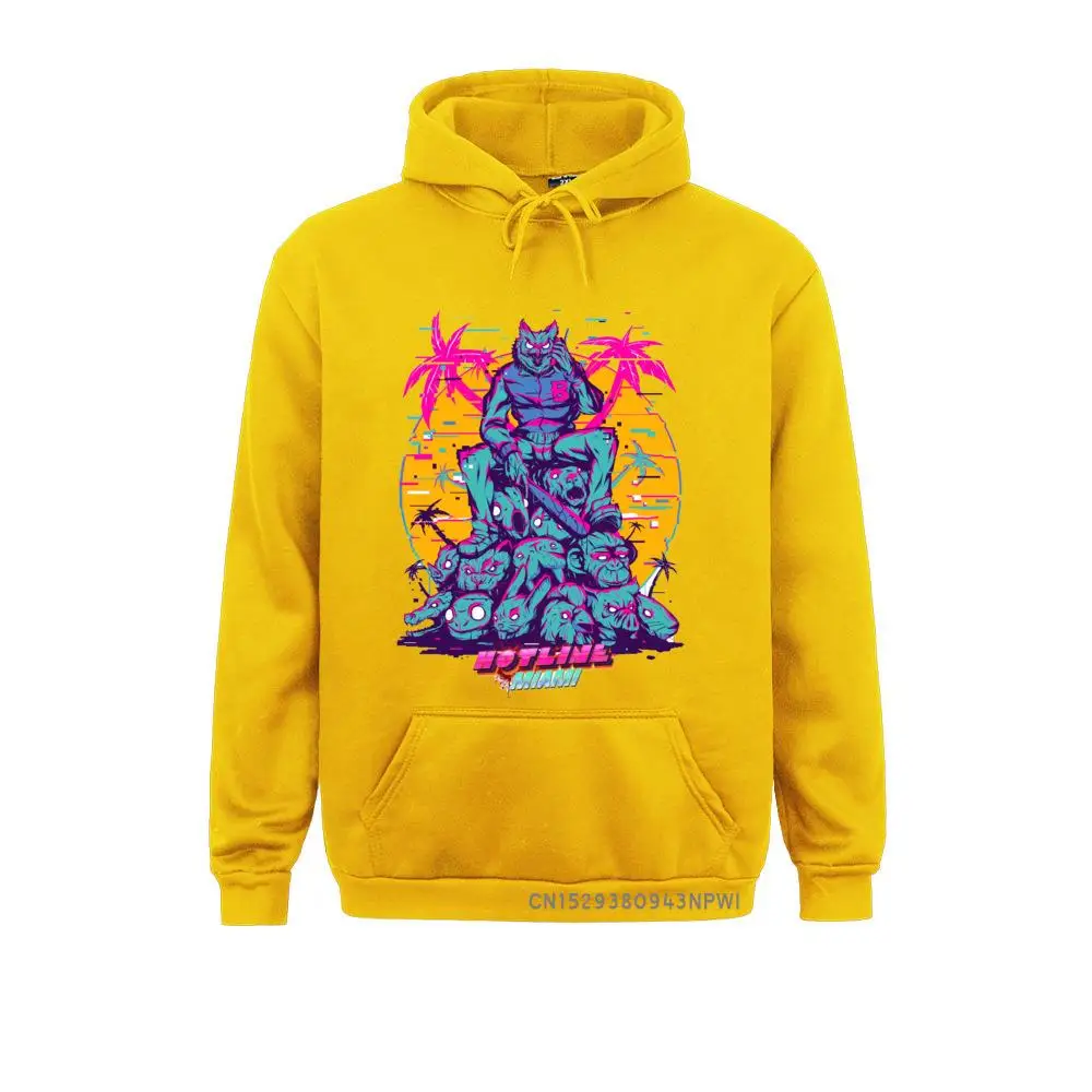 18994 Sweatshirts Long Sleeve Personalized Fashion Mens Summer/Fall Hoodies Personalized Hoods  Wholesale 18994 yellow