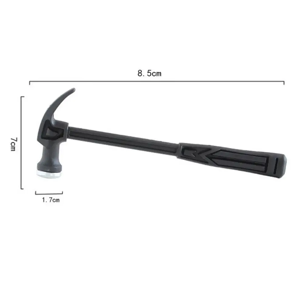 Plastic Handle Mini Hammer Claw Hammer Household Woodworking Nail Puncher Metal Claw Emergency Rescue Tool