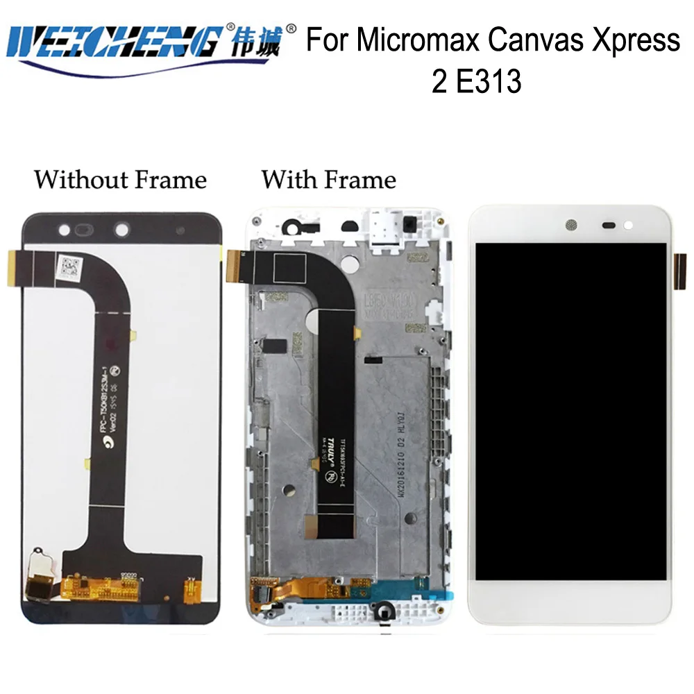 ЖК-дисплей для Micromax Canvas Xpress 2 E313 с рамкой инструментами и лентой | Мобильные