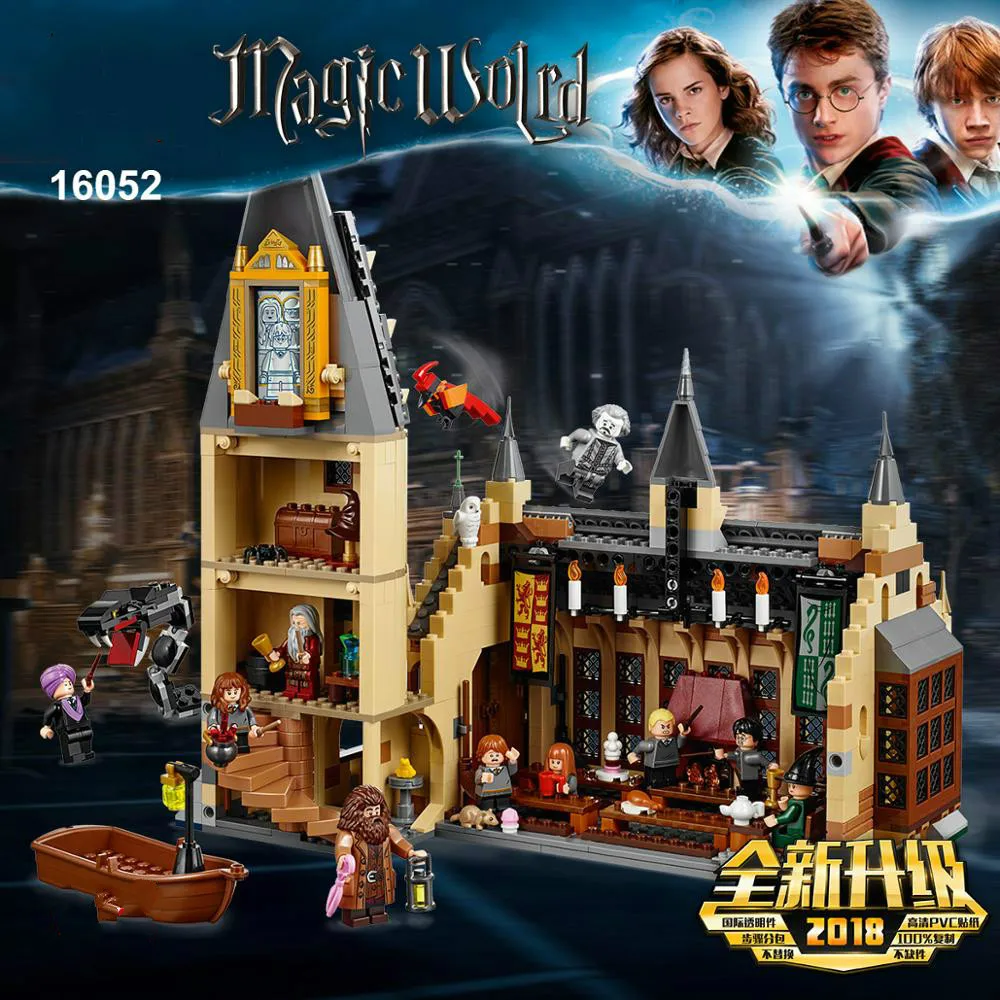 

843pcs Great Hall Magic Castle Compatibie Lepining Building Blocks Toy Kit DIY Educational Children Gifts
