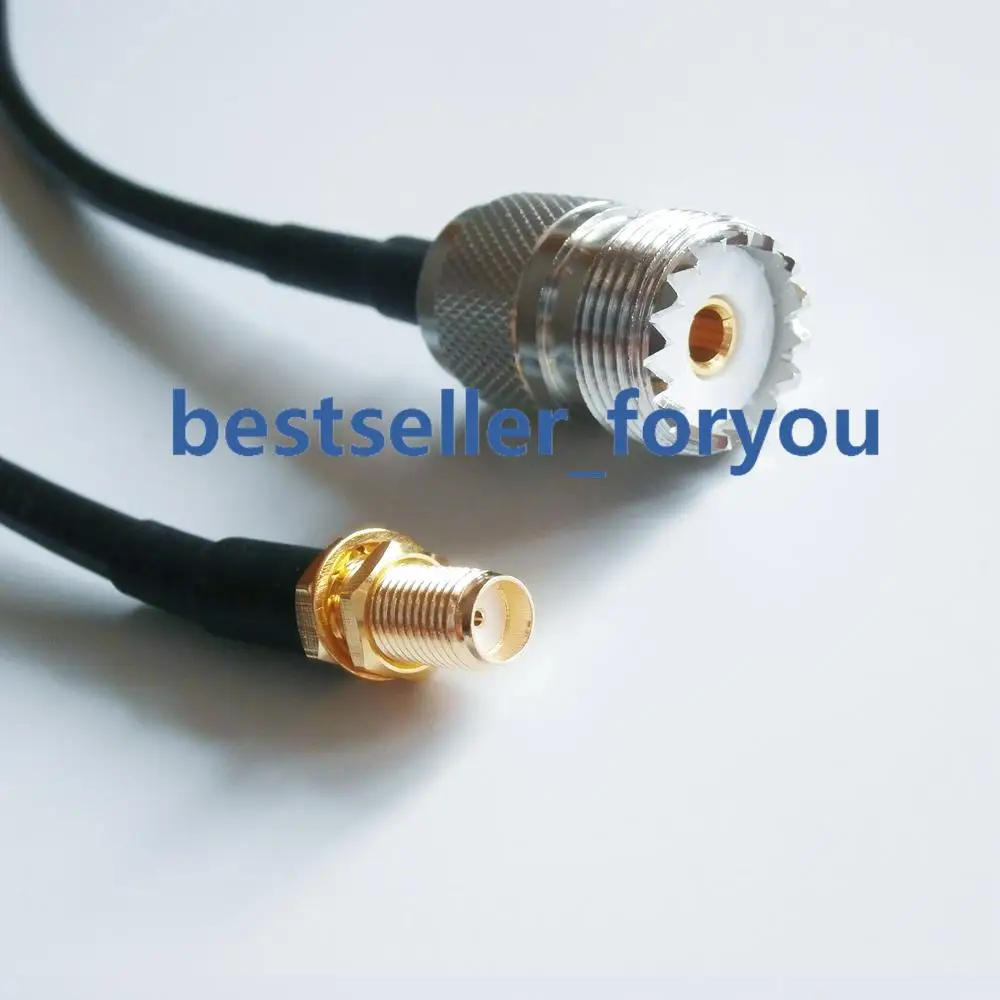 8 дюймов UHF гнездовой разъем SO239 так-239 SL16 SMA женский RF помощью соединительного