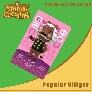 

072 Lionel Animal Crossing Card Amiibo for New Horizons
