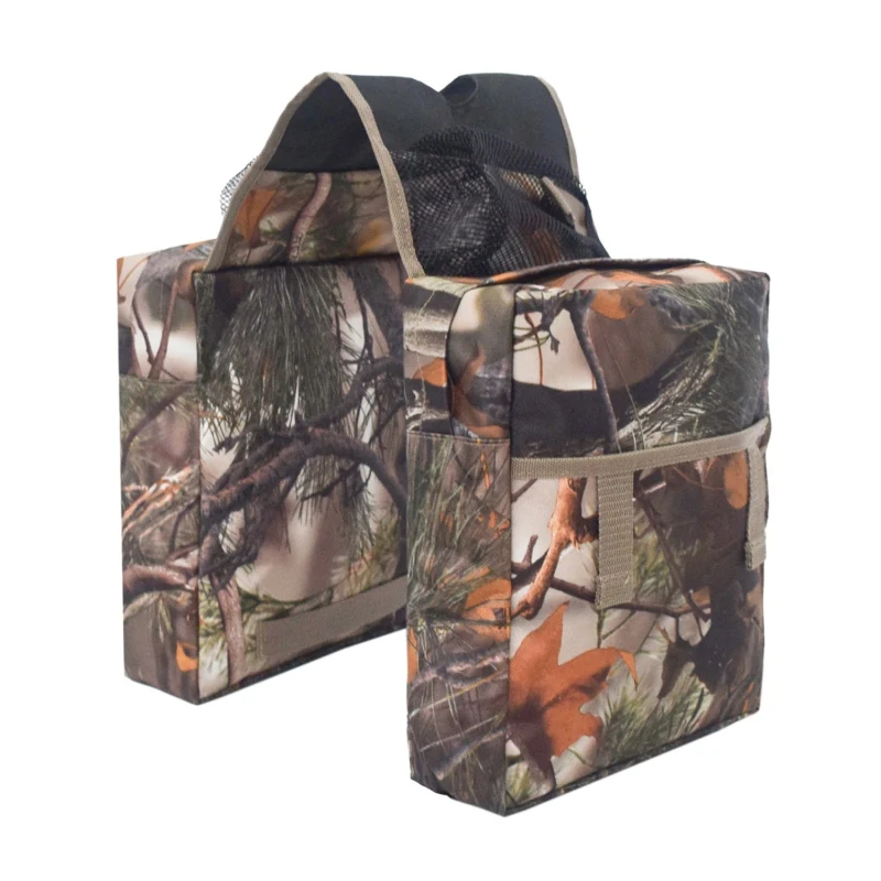 

Durable Universal Camouflage ATV Tank Bag Saddle Bag Snowmobiles Motorcycles Oil Tank Bag Waterproof Rack Storage Pack Luggage