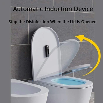 

Germicidal Sterilizer Lamp Bathroom Closestool UV Toilet Seat Disinfection Light for Household Rooms Protection Supplies
