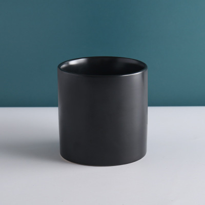 Ceramic Flower Pot Round Colorful Creative European-style Green Plant Pot