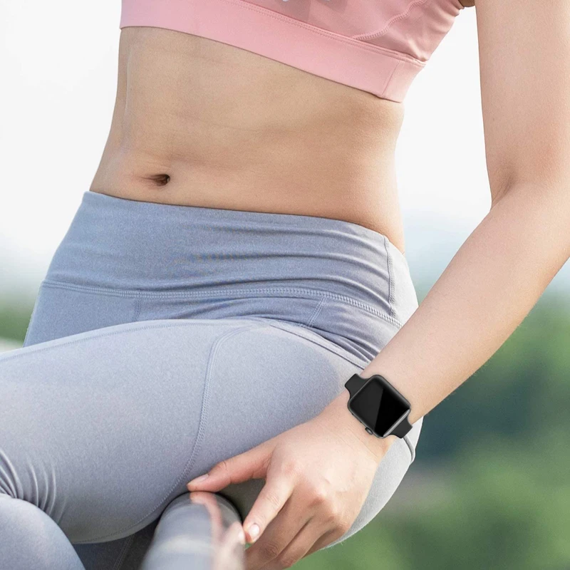 Ремешок для Apple Watch 38 мм 42 спортивный силиконовый браслет ремешок часов 4/3/2