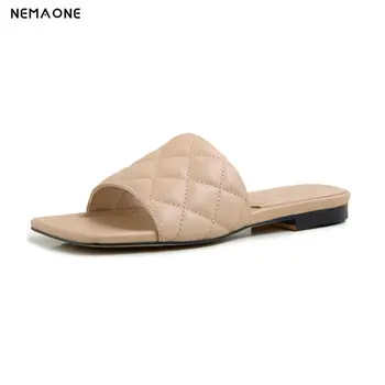 

Shallow Elegant Slingbacks Ladies Slippers 2020 Newest Slippers Spring Summer Thick Heels Women Shoes Party Prom Slippers