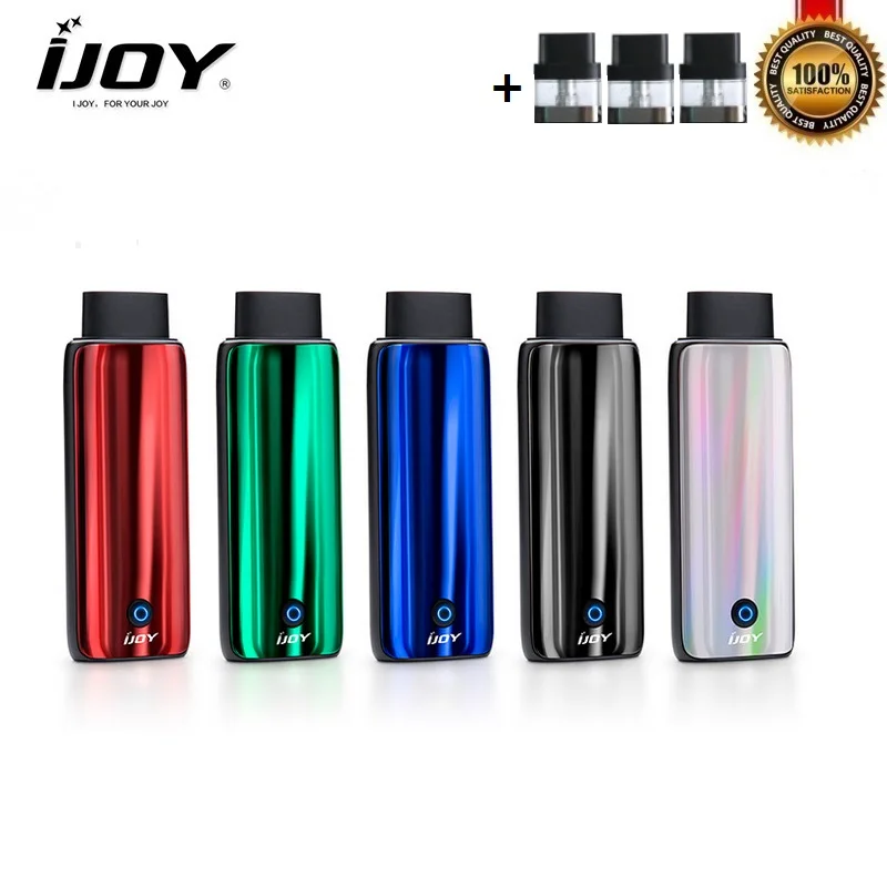 

Original IJOY NEPTUNE Kit Electronic Cigarette 650mah Battery Max Power 12W with 1.8ml NEPTUNE Vape Pod 1.2ohm Coil Vaporizador