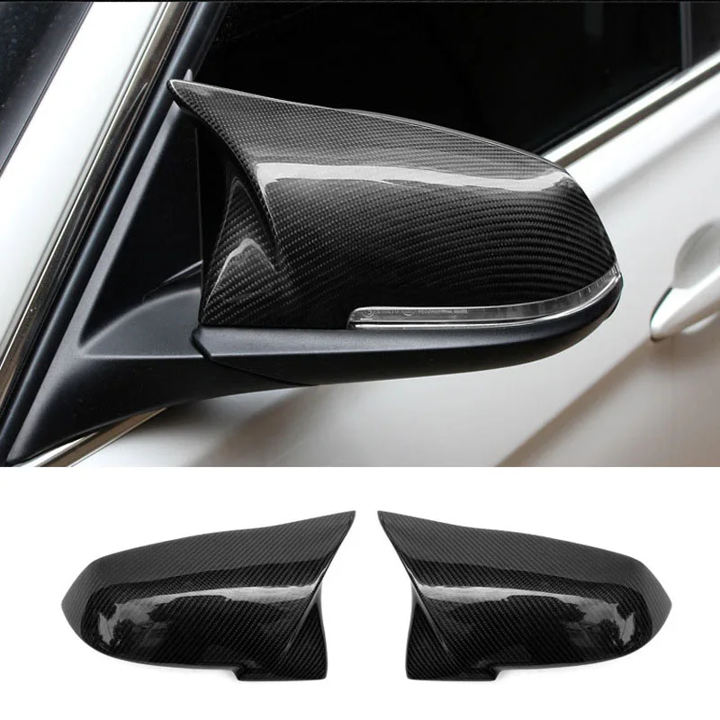 

2PCS Mirror Cover Car Side Door Rearview Side Mirror Cover Cap For BMW 1 2 3 4 series F20 F22 F23 F30 F32 F33 F35 X1 E84
