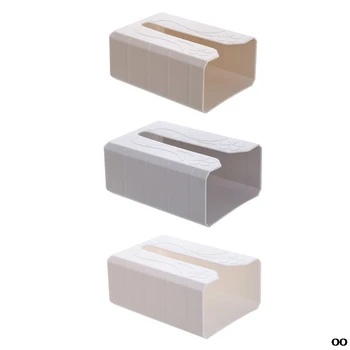 

Self Adhesive Tissue Box Napkin Holder Wall Mounted Garbage Bag Dispenser Rack PXPC