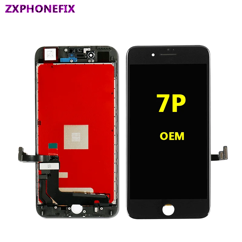 

For iPhone 7P Premium OEM LCD Screen and Assembly Replacement Glass Touch Digitizer Display Black&White color