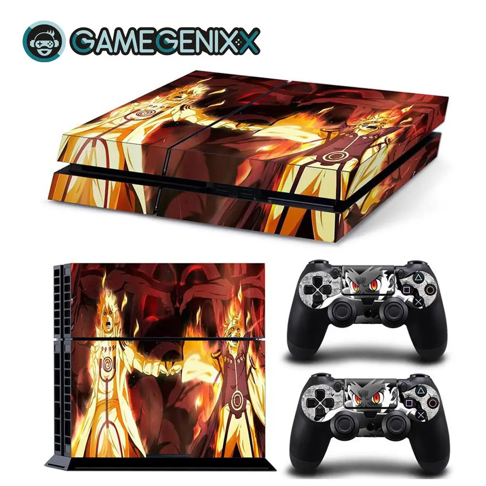 GAMEGENIXX Кожа Наклейка виниловая обложка для PS4 консоли и 2 контроллеров-Наруто
