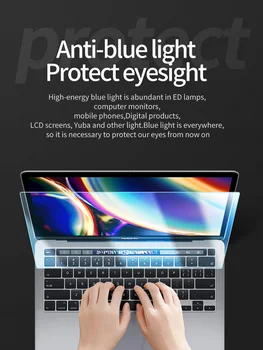 

Anti-blue Flexible Glass Fillm Laptop screen protector For macbook Pro Air 13 A2289 A2251 A2179 A2159 A1706 A1708 A1932 A1989