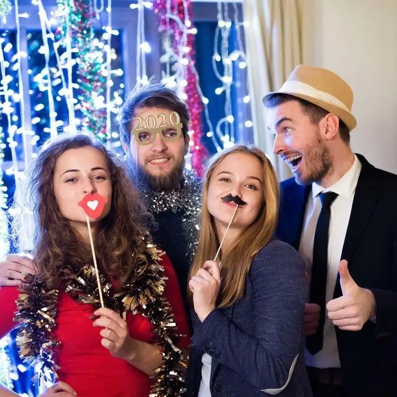 Креативные вечерние бумажные маски на день рождения с бородой реквизит для торта