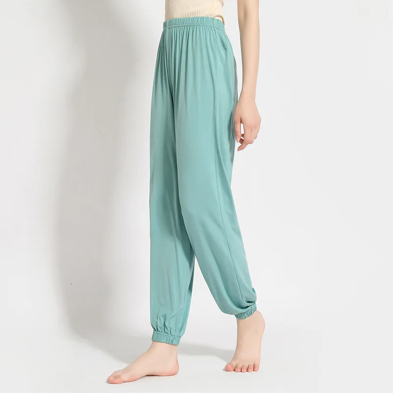 Модальный материал свободные домашние брюки для женщин Lounge Pants 1333