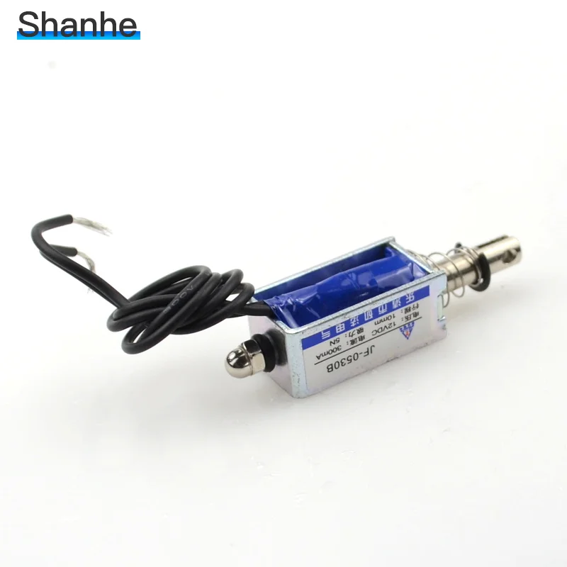 JF-0530B DC 6V 12V 24V Push& Pull Тип gangbei-0530B открытый рамочный Электромагнит keepping Force 5N Путешествия 10 мм линейный соленоид