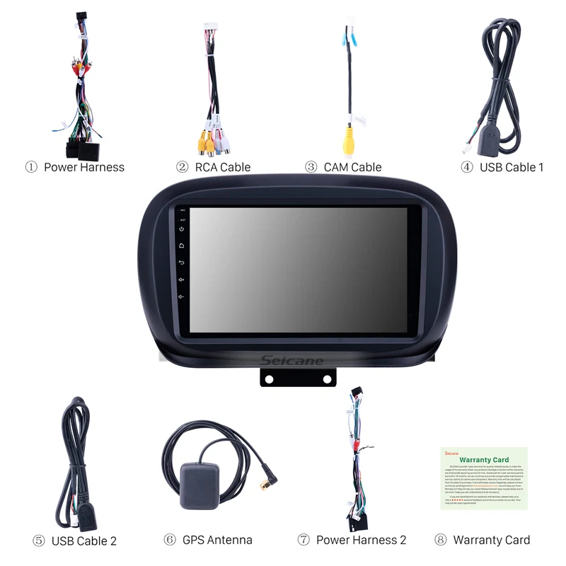 Flash Deal Seicane 2din GPS Car Multimedia player 9 inch for Fiat 500X 2014-2019 Android 8.1 HD Touchscreen car Radio support SWC Carplay 3 Flash Deal Seicane 2din GPS Car Multimedia player 9 inch for Fiat 500X 2014-2019 Android 8.1 HD Touchscreen car Radio support SWC Carplay 3