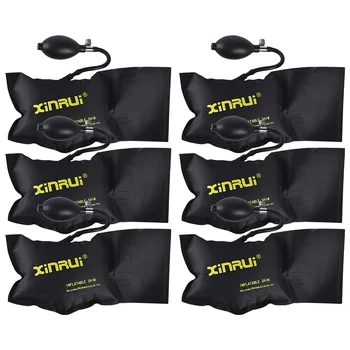 

Liushi 6pcs/lot Auto Large Airbag Pump Wedge Tool Lock Pick Set for Open Car Door Lock Hardware Locksmith Tool 30*15cm