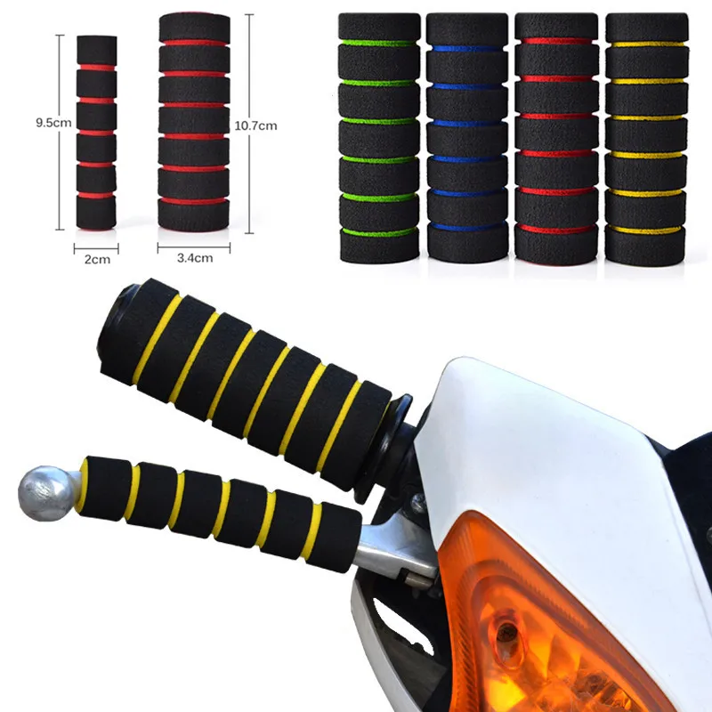 4Pcs Motorcycle Bicycle Cycle Foam Sponge Nonslip Handlebar Hand Grips Cover Set | Автомобили и мотоциклы