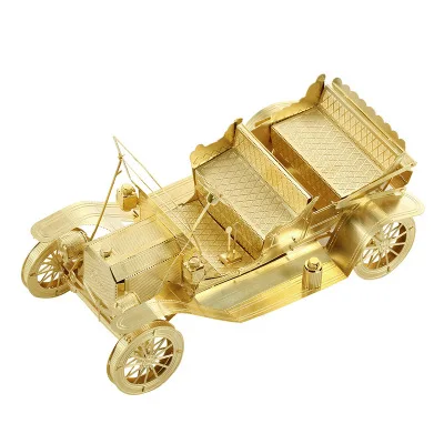 F 3D металлические Пазлы DIY стереоскопические металлические военные пазлы Игрушки Робот Танк оружие Модель головоломки игрушки малыш взрослому подарок на день рождения - Цвет: F