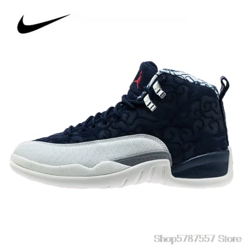 

Nike Air Jordan 12 Men's Jordan Shoes International Flight Basketball Shoes High-top Jordan Shoes Women Sneakers Unisex