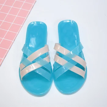 

2020 Women Slippers Ladies Mixed Colors Slides Fashion Female Comfortable Bath Shoes Woman Open Toe Flats Women's New Footwear