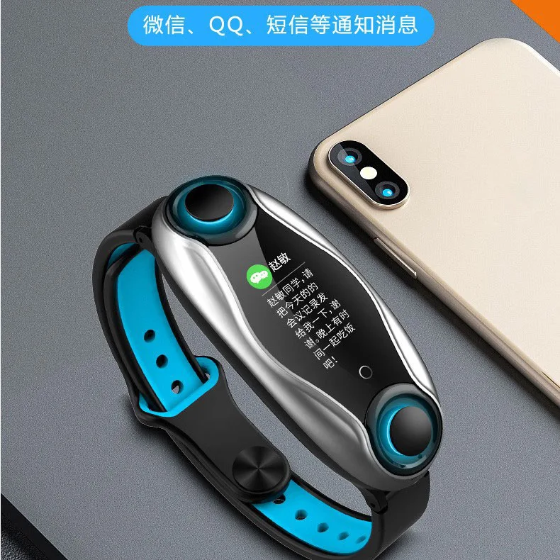 TWS smart Bracelet headset Bluetooth earphone Bluetooth 5.0 smart