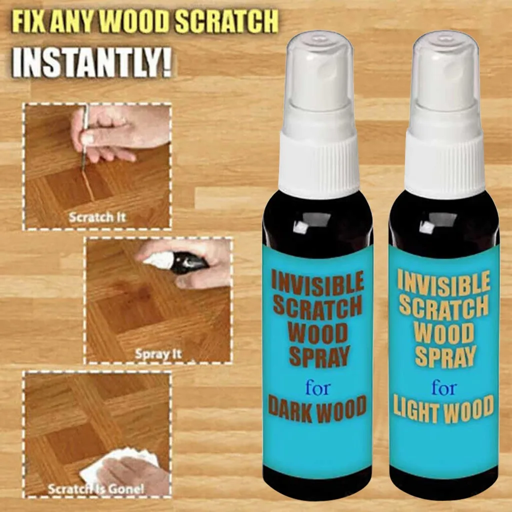 Wood Floor Scratch Repairing Detergent Polishing Fix Invisible
