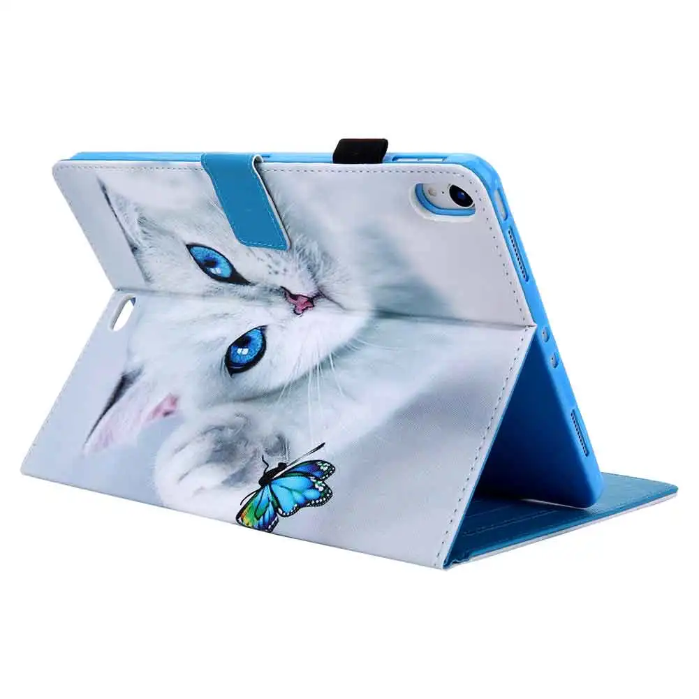 Умный чехол для iPad Pro 11, A80, A2013, A1934, a1989, с принтом, из искусственной кожи, откидной Чехол-подставка, противоударный чехол для планшета, чехол