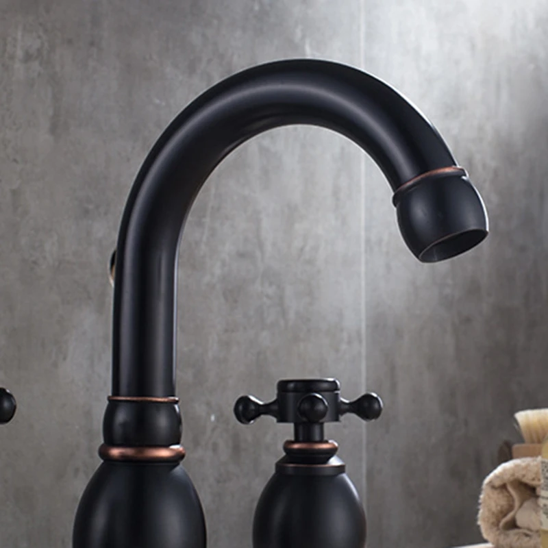  Hot and Cold Water Kitchen Sink Faucet Copper Water Mixer Tap - 4000175250785