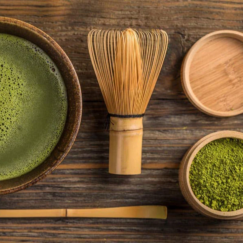 Веничек для чая маття комплект Бамбук Matcha Чай набор из 4 в том числе 100 зубец