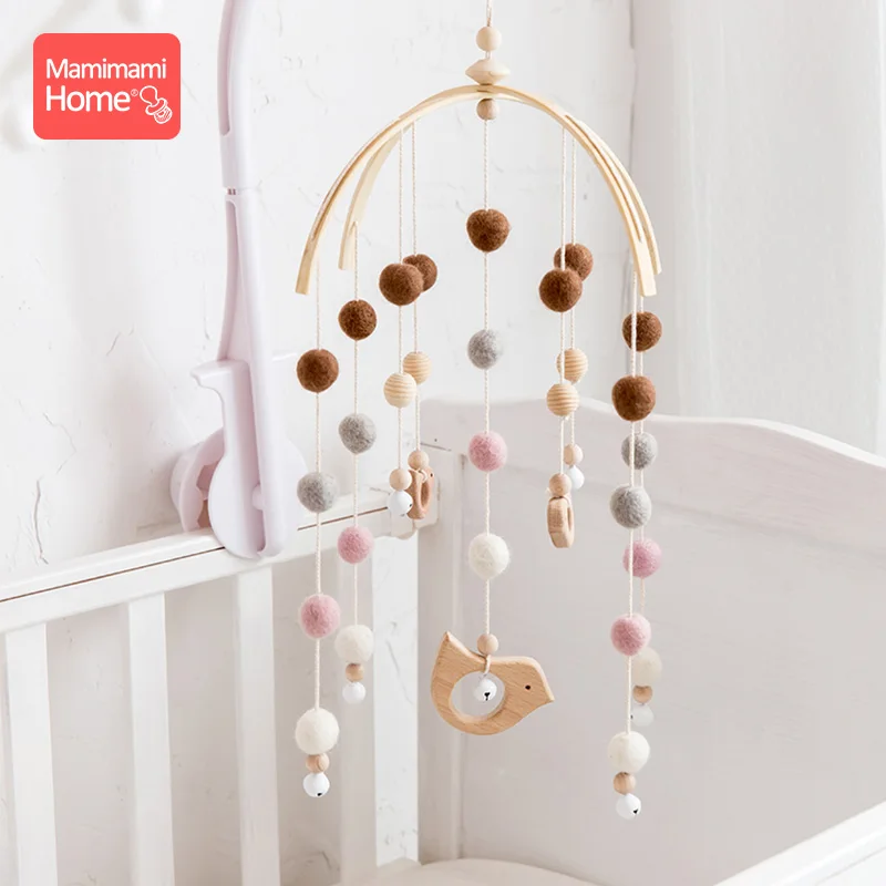wooden mobile for baby