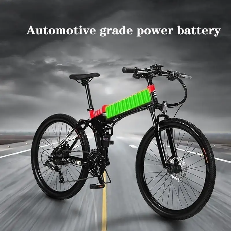 Электрический горный велосипед 2 колеса электрические велосипеды 240 Вт 48 В складной портативный умный электрический велосипед для взрослых велосипед белый/черный