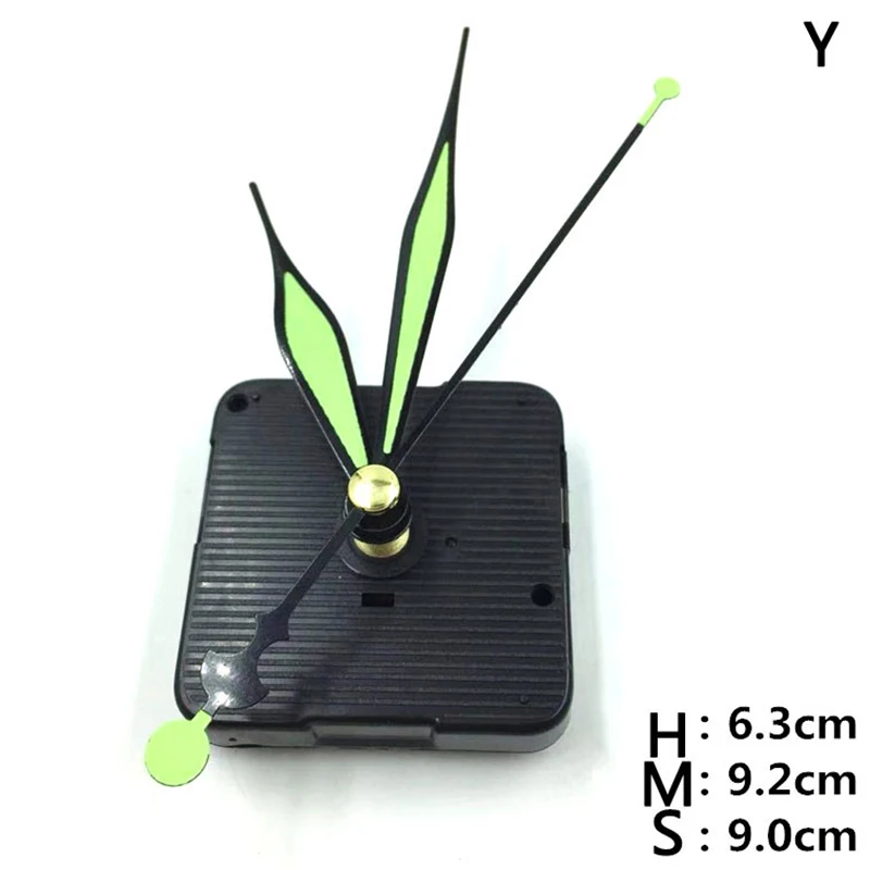 Hanging DIY Quartz Watch Silent Wall Clock Movement Quartz repair Movement Clock Mechanism Parts with needles 1 set new 