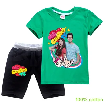 

me contro te girl 2020 Funny Hot Summer Clothes Set Kids O-Neck Tops Shorts Pants 2PCS Unisex Outfits Toddler Boys T Shirt