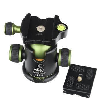 

DPOTORPADP SYS10 Aluminum Camera Tripod Ball Head Panoramic Heads With Quick Release Plate 3/8" Screw Mount Max Load 10KG