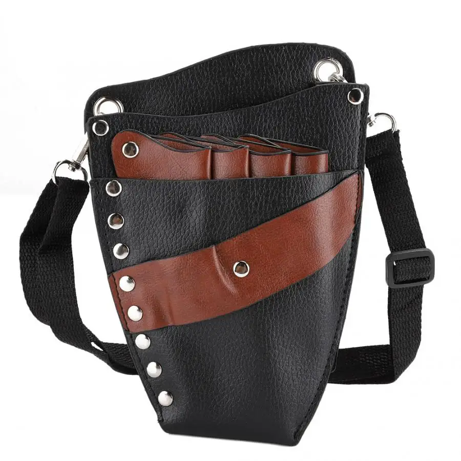 Hairdressing Supplies Professional Portable Scissors Waist Bag Hair Clip Comb Hairdressing Tool Storage Bag Curly Hair