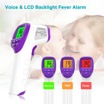 

Home non contact Thermometer Household Childrens DeteNon Contact Digital IR Infrared Forehead Thermometer Adult Body Temperature