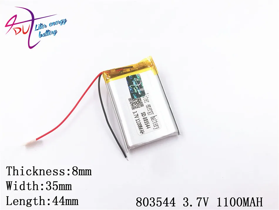 SD маленькая емкость литий-ионное зарядное устройство для полимерного аккумулятора 3s1p 803544 1100mAh