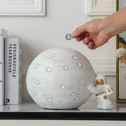 Tirelire d'astronaute nordique créative, peut déposer et prendre la tirelire, cadeau d'anniversaire pour le bureau et la maison 