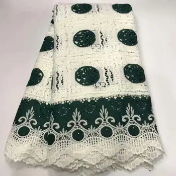 

Free Shipping! 2020 high quality guipure Lace /nigerian lace fabrics/water soluble african lace fabric for wedding dress 5 yards