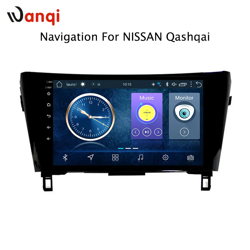 10 1 дюймовая автомобильная DVD навигационная система Android для мультимедиа Nissan qashqai X