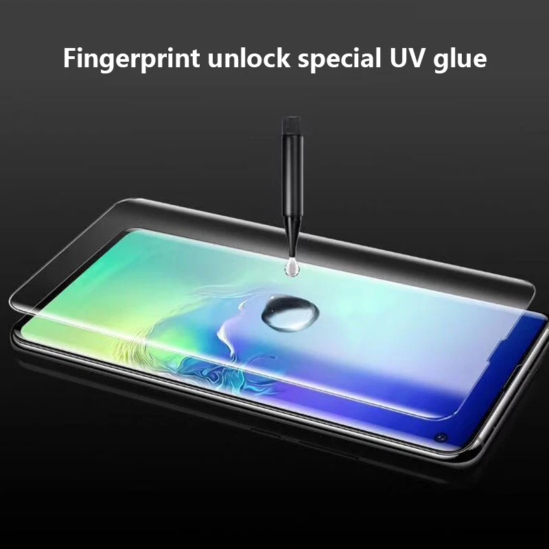 Закаленное стекло с УФ-защитой для Samsung Note 9 8 S9 S8 S7 Edge полная защита экрана из