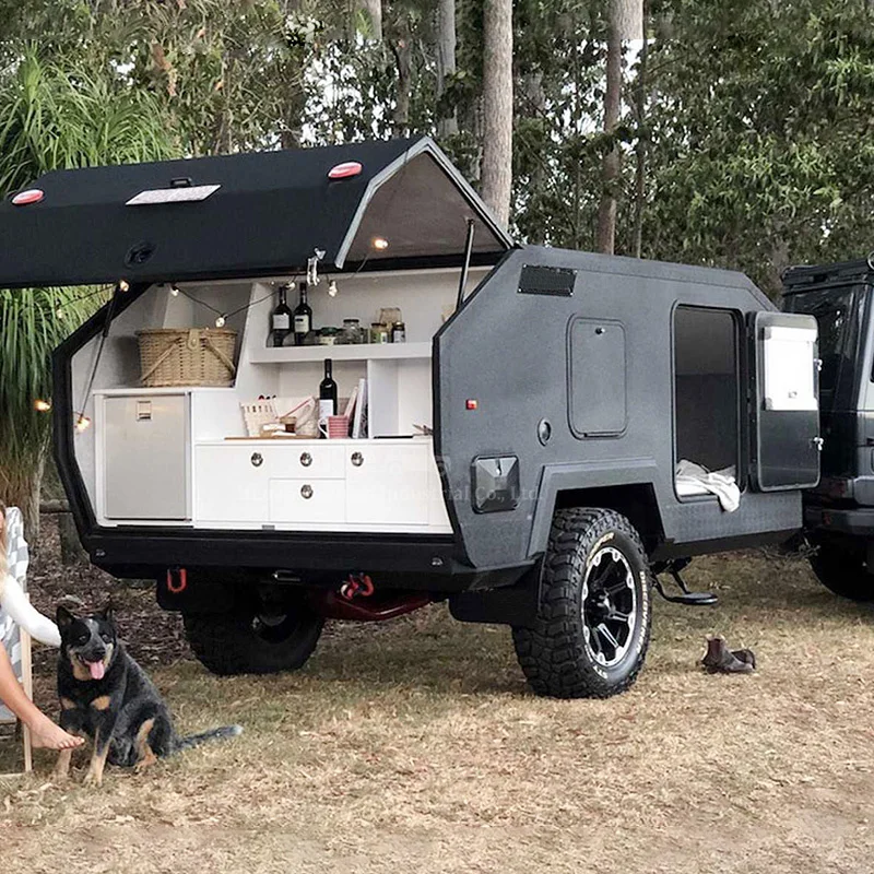 4X4 Rv Tiny House Travel  Caravan Camping Motorhome Off Road Camper Trailer
