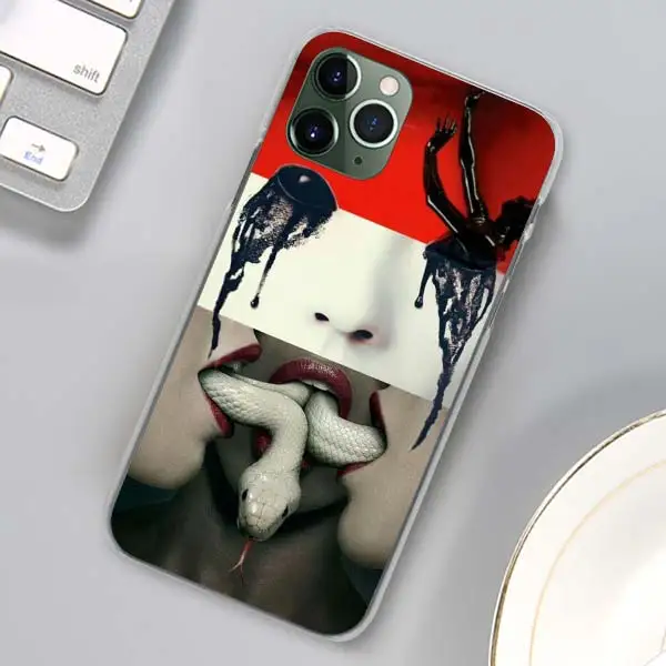 American Horror Story телефонные чехлы для Apple iPhone 11 Pro Max X XR XS MAX чехол для iPhone 6 6s 7 8 Plus 5 5S SE чехол - Цвет: H02
