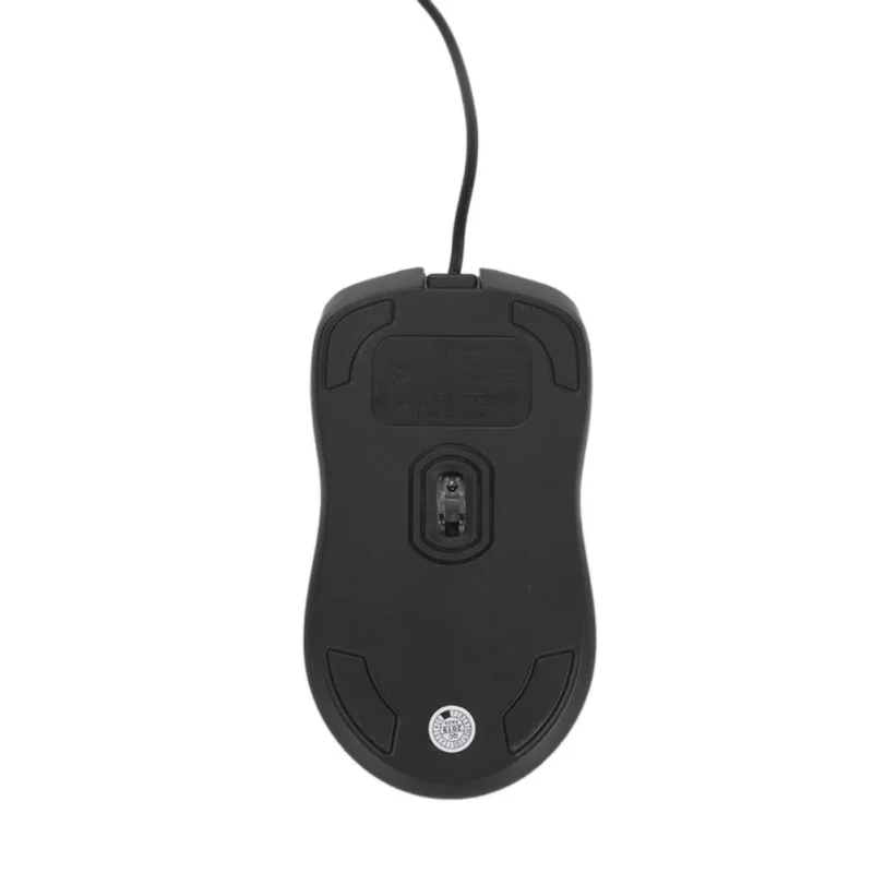 Эргономичная Проводная игровая мышь 1200 dpi USB компьютерная мышь геймерские Мыши Mause с подсветкой для ПК ноутбука черный