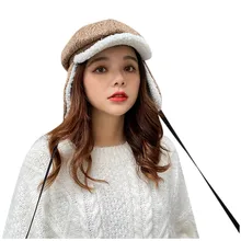 Зимняя теплая вязаная шапка, одноцветная бейсболка, s, простая бейсболка, шапки для женщин, на каждый день, зимне наушники шапка, флисовая Кепка# LR2